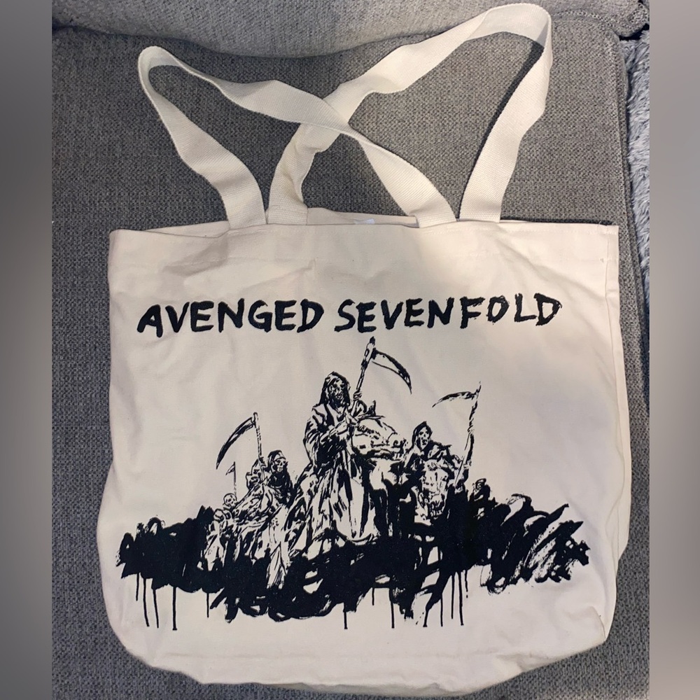 Avenged Sevenfold Tote purchased at 2024 Life is But a Dream Tour. Never used.